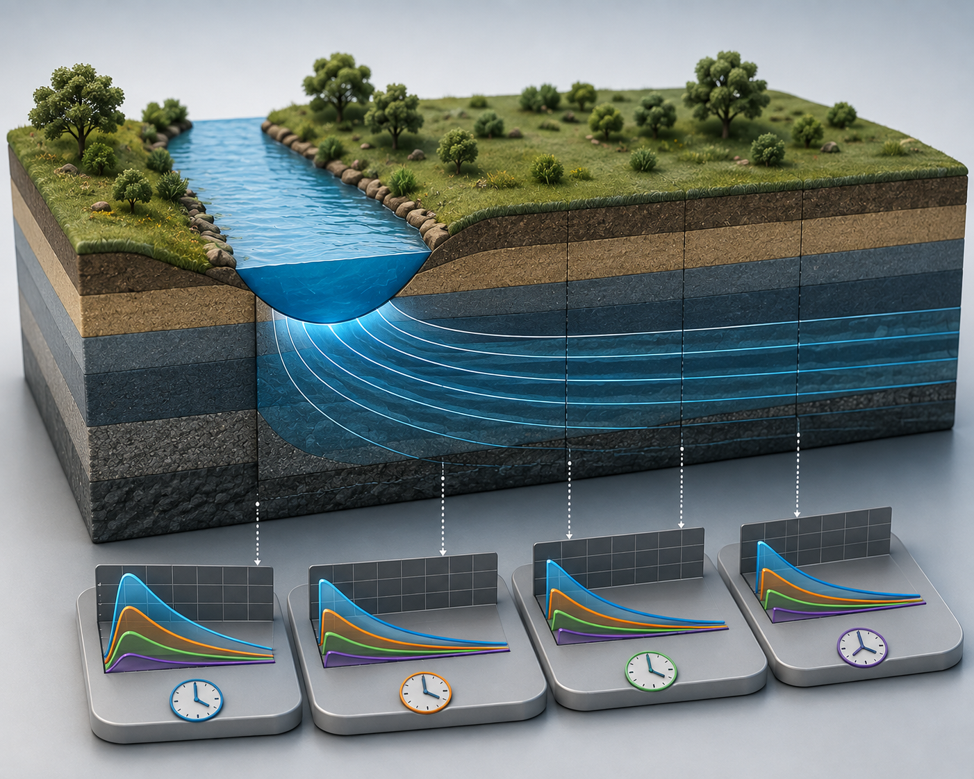 Figure from &ldquo;The impact of diurnal surface water fluctuations on groundwater diffusion&rdquo;