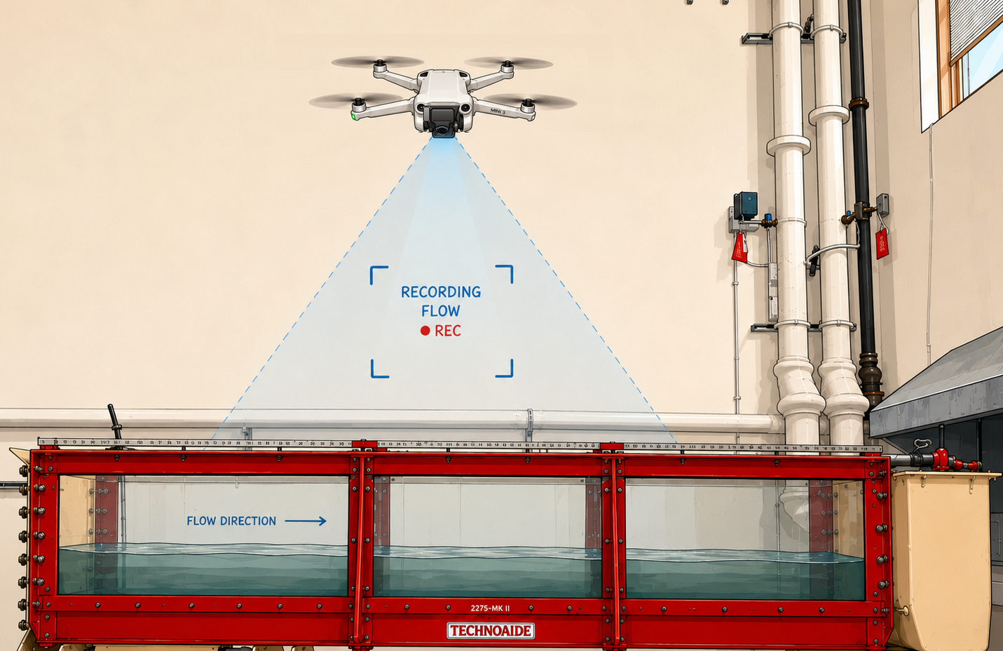 Drone-based detection of floating objects on a water surface